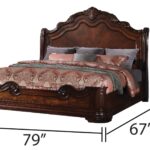 B1101 - BOMBAY - Queen Bed - CHERRY