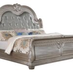 B391 - ROMA - King Bed - SILVER