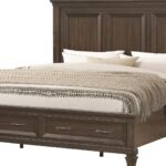 B1251 - HAMILTON - King Bed - DARK WALNUT