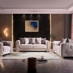L1525 - IMPREZA 3 pc living set Cream