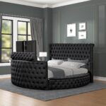 B523-MAYA-KING BED-BLACK