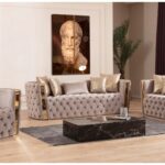 L7325 - NAOMI 3 pc living set - TAUPE