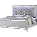 STERLING - King Bed - SILVER