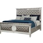 B1937 - SYMPHONY - King Bed - Silver