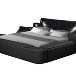 B1531-ZOYA - QUEEN BED Black