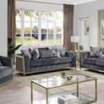L5625 - ALANA 3 pc living set Dark Grey