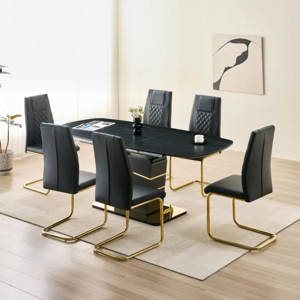 1235 – DINING SET – BLACK