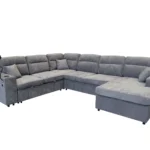7. 2477 – SECTIONAL SOFA – GREY