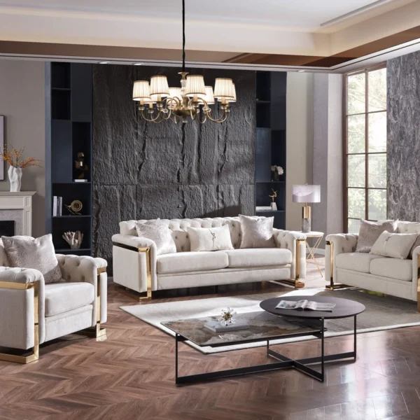 313 – SOFA SET – BEIGE