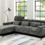 6535 – SECTIONAL SOFA SET – GREY