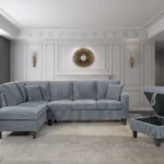 9937 – Sectional sofa – GREY