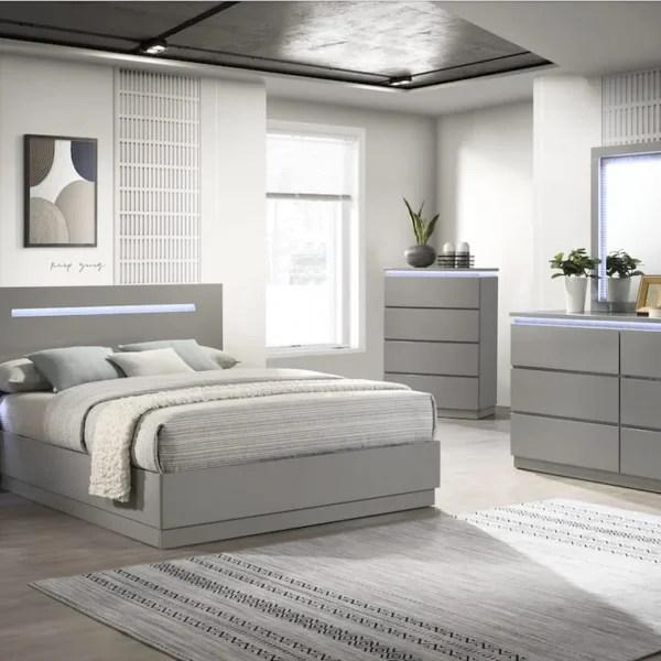 2400 – BEDROOM SET – grey