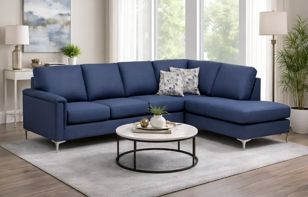 9814 Pulsar 304 Blue flooring with modern blue tones and durable decorative surface design