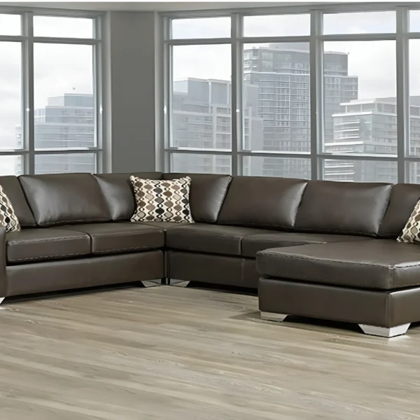 9821 Zurich Chocolate wood-look flooring with rich chocolate brown tones and realistic wood grain texture