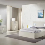 Grey Lift-Top Bedroom Set