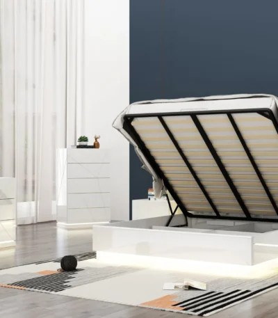 Richmond White Lift-Top Bedroom Set