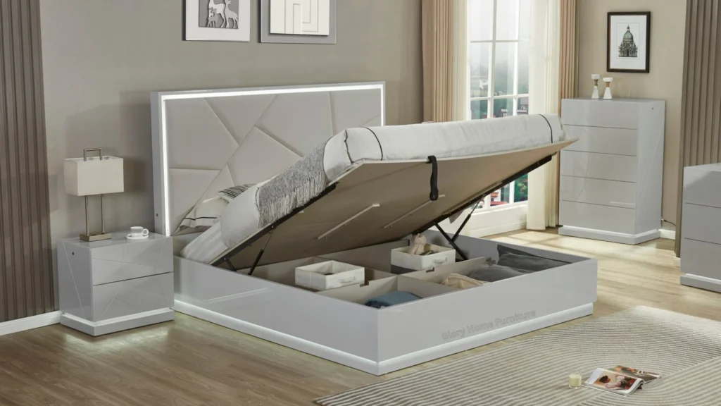 Richmond Grey Lift-Top Bedroom Set